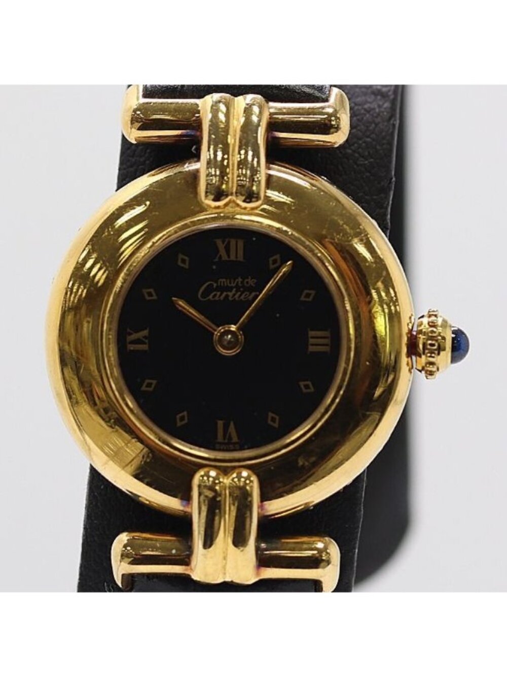 Cartier Must Colisee Black Dial Watch